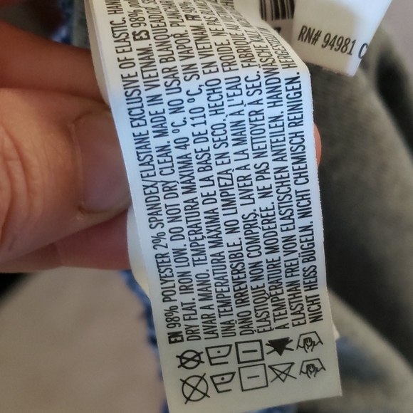 Forever 21 s microstripe stretchy comfy cropped slacks slip on - Picture 7 of 8